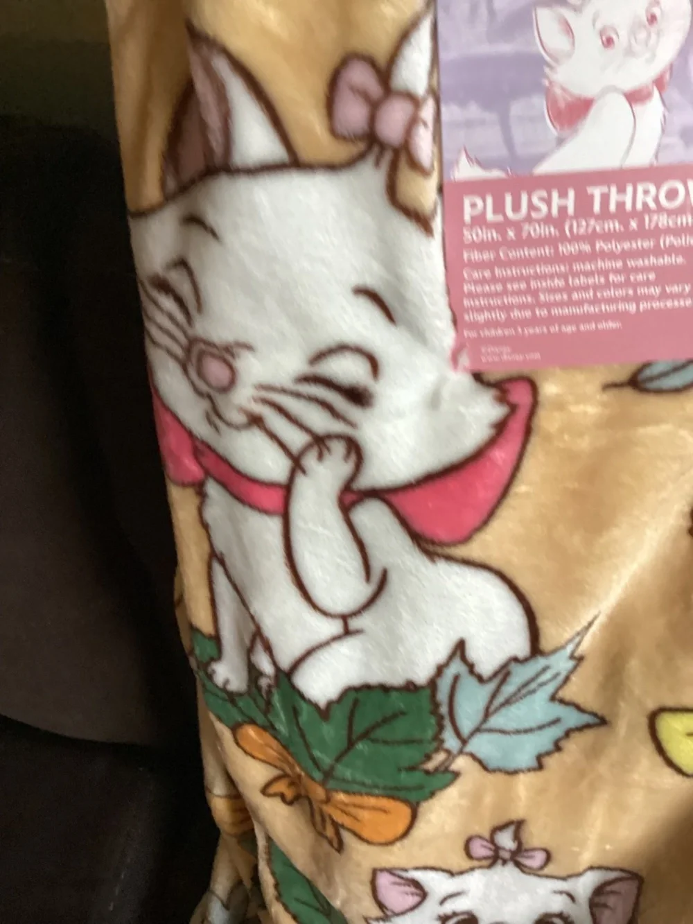 New Disney Aristocats Fall Throw